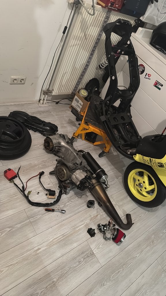180 cc 172cc malossi motorblok stage 3 ddl, Ophalen, Zo goed als nieuw, Blok