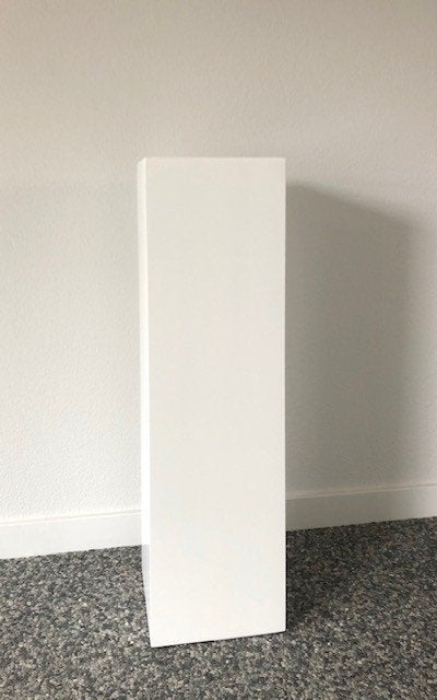 Strakke Witte Naadloze Sokkel Pilaar Kolom op maat 70x25x25, Ophalen of Verzenden, Nieuw