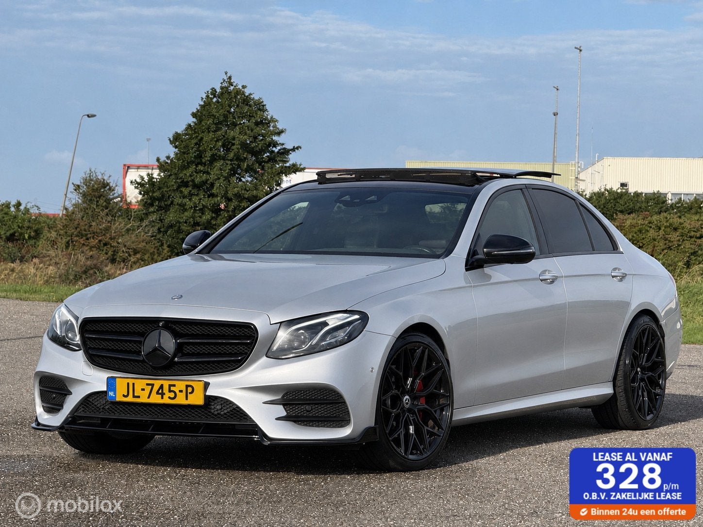 Mercedes E-klasse 220 d , Amg e53 Uitvoering, Head Up !, Automaat, Achterwielaandrijving, Gebruikt, 4 cilinders