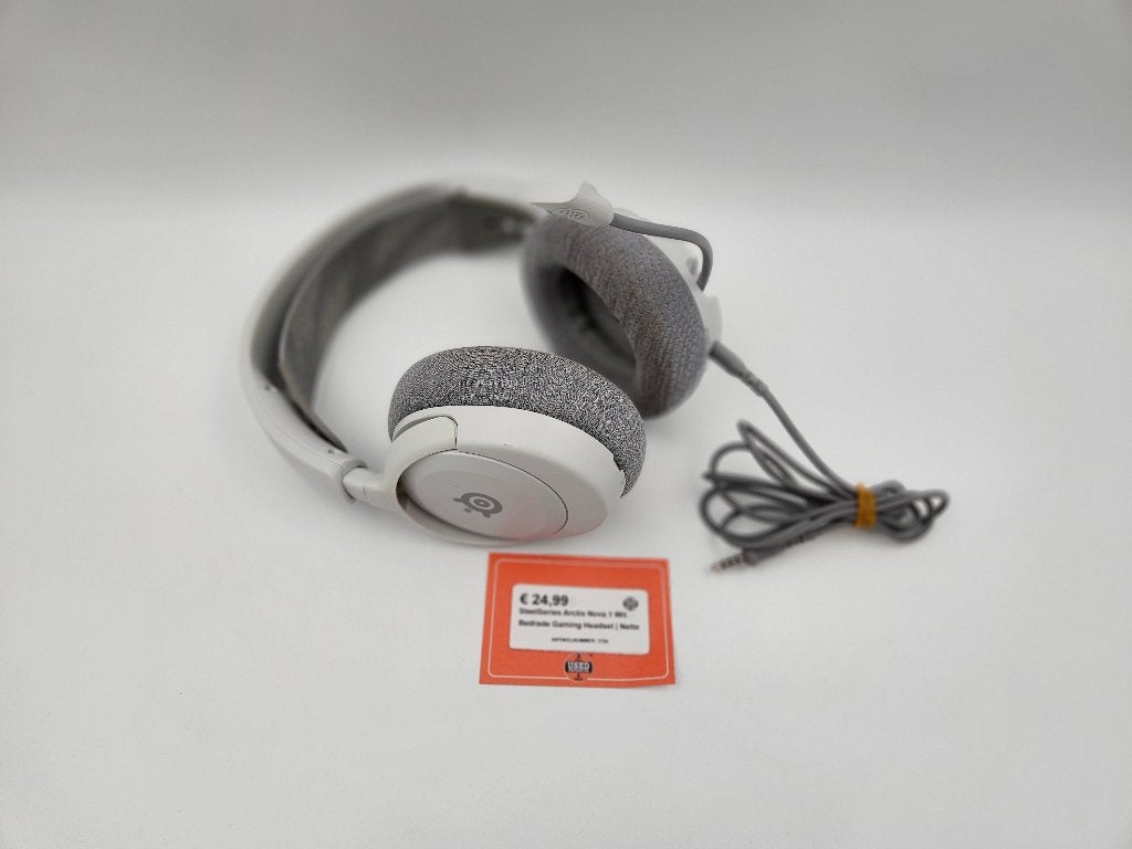 SteelSeries Arctis Nova 1 Wit Bedrade Gaming Headset | Nette, Audio, Tv en Foto, Koptelefoons, On-ear, Ophalen of Verzenden, Zo goed als nieuw