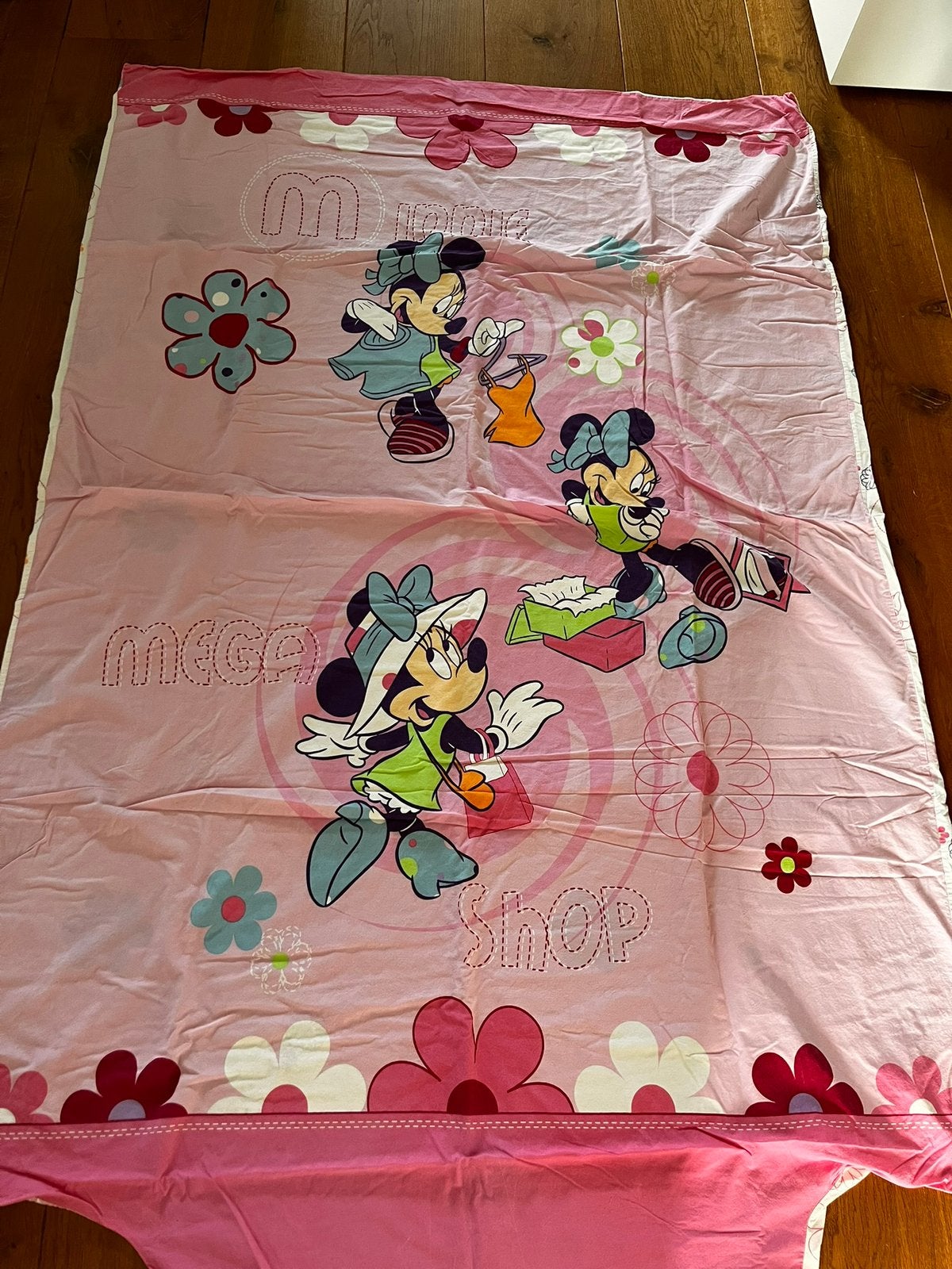 Dekbedhoes Minnie Mouse, Meisje, Dekbedovertrek, Ophalen of Verzenden, Zo goed als nieuw