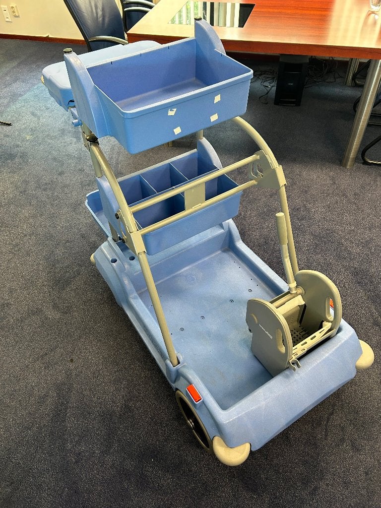 Numatic Werkwagen Blauw XL inclusief Wringer, Ophalen, N.v.t., Numatic, Dweilemmer, -bak, of -wagen