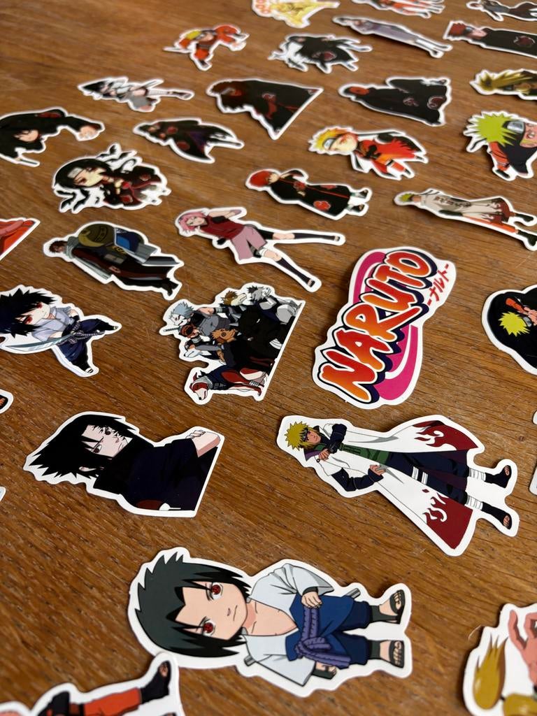 Naruto Stickers - Nieuw - 50 stuks, Ophalen of Verzenden, Nieuw, Strip of Tekenfilm