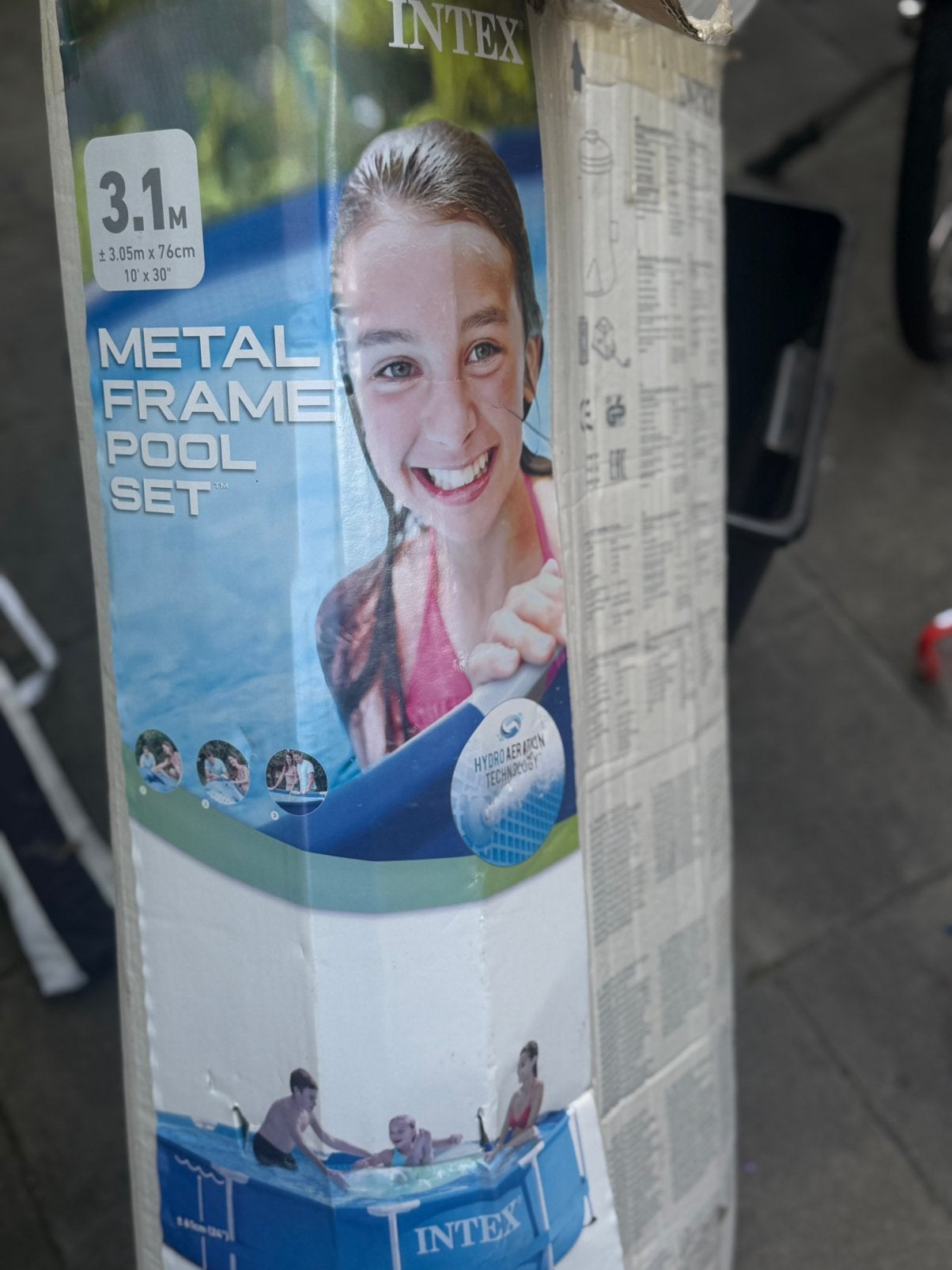 Intex metal pool frame benodigdheden, Ophalen, Gebruikt