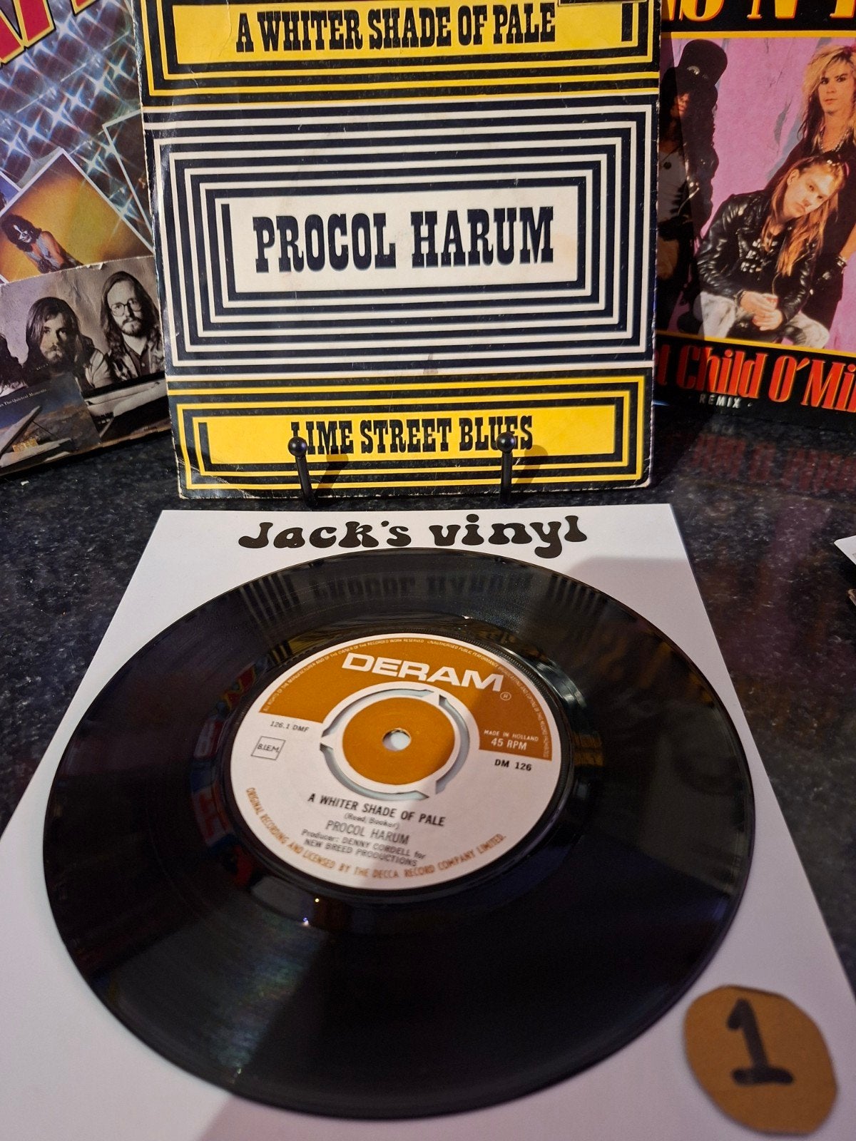 Procol Harum - A Whiter Shade of Pale (Vinyl Single)1967, Cd's en Dvd's, Vinyl | Pop, Gebruikt, Pop, Originele persing, 7 inch