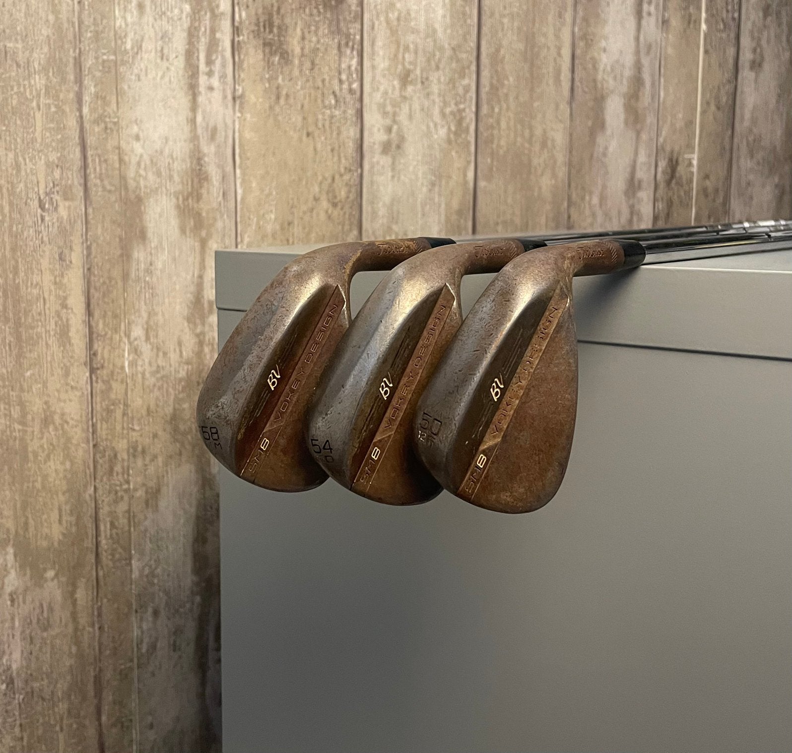 Titleist Vokey SM8 “Raw” Wedge Set | 50-54-58 | S300 |Super, Sport en Fitness, Golf, Gebruikt, Club, Overige merken, Ophalen of Verzenden