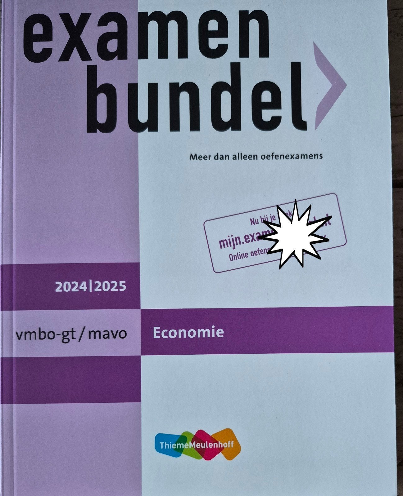 Examenbundel Economie vmbo-gt/mavo 2024/2025, Boeken, Ophalen of Verzenden, Zo goed als nieuw, VMBO, Economie