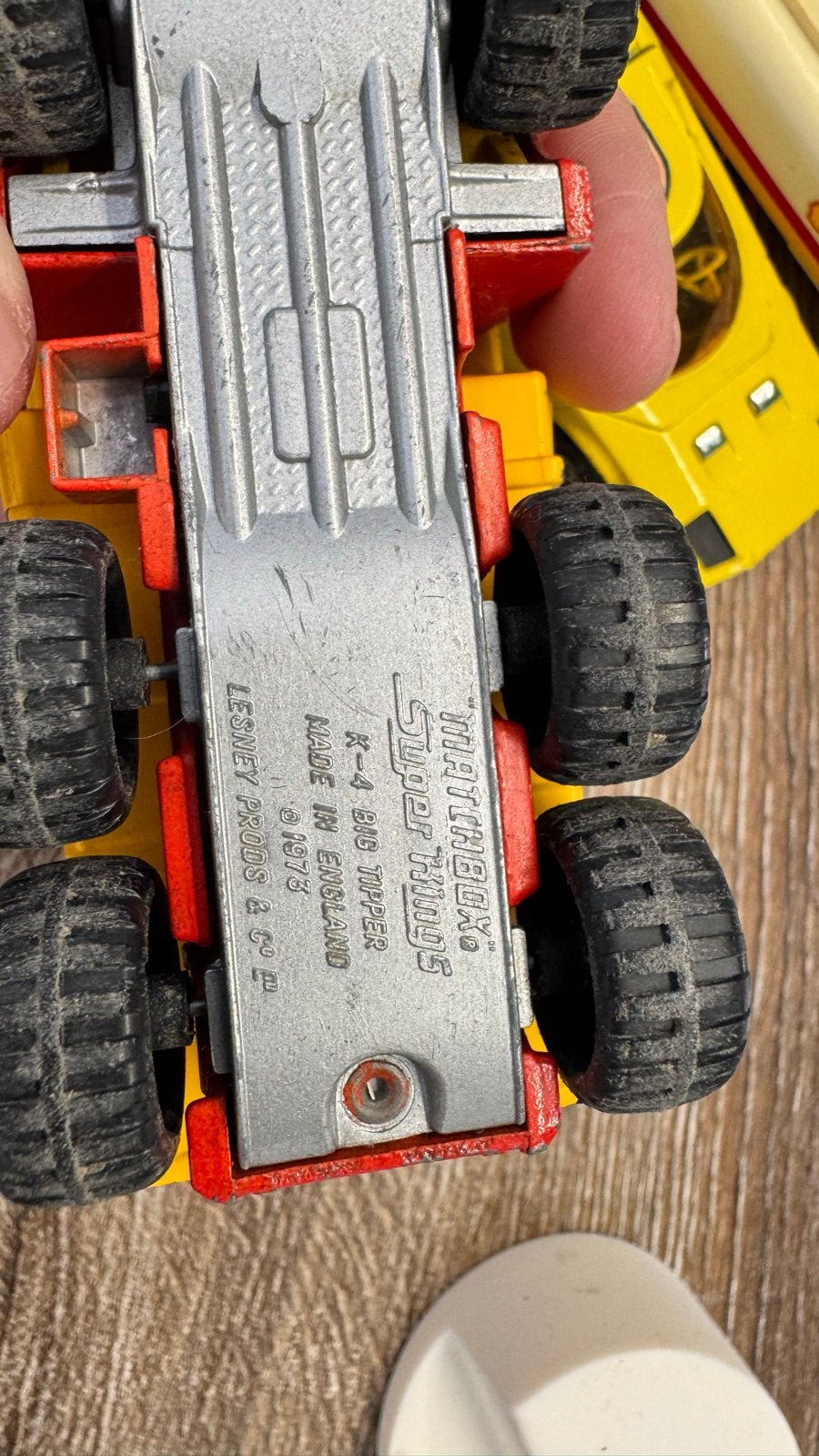 Matchbox Super Kings K-4 Big Tipper uit 1973, Ophalen of Verzenden, Gebruikt