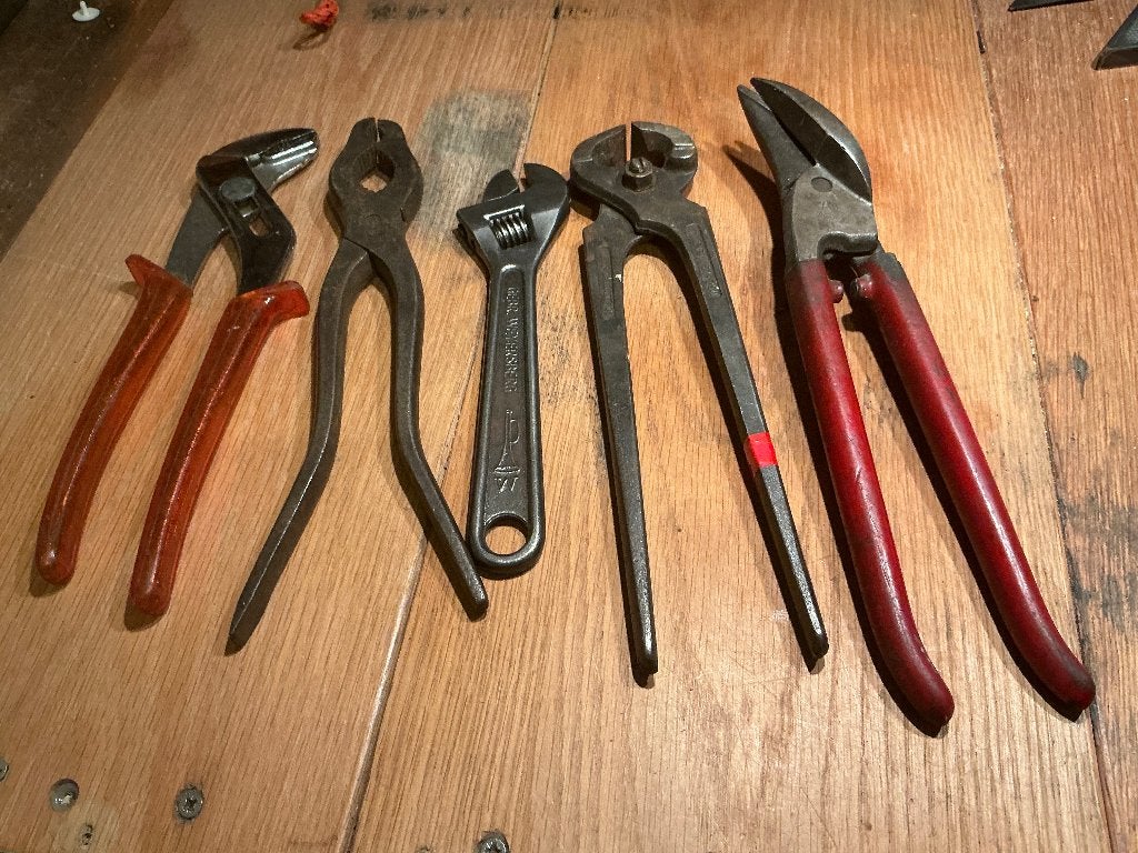 5 stuks oud gereedschap, Ophalen of Verzenden