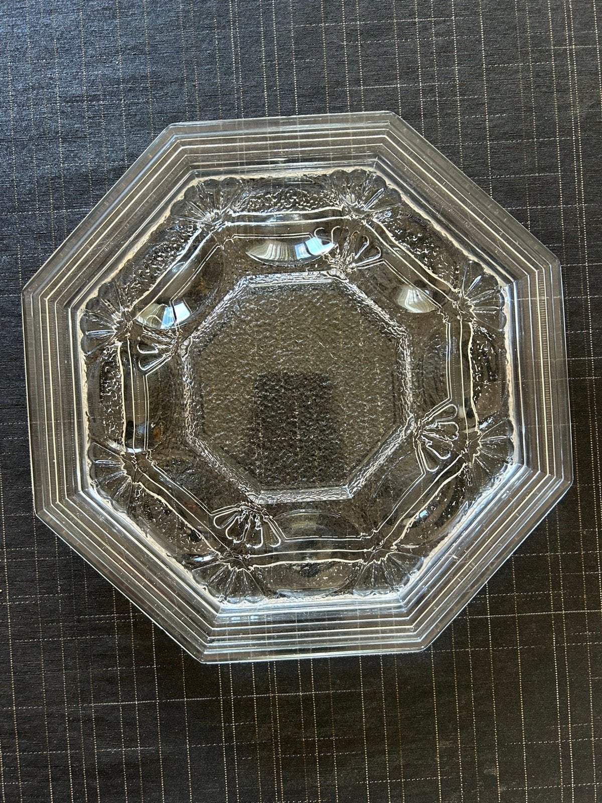 Jaren 70 Vintage glazen eierschaal/serveerschaal, Overige typen, Ophalen of Verzenden, Gebruikt, Glas