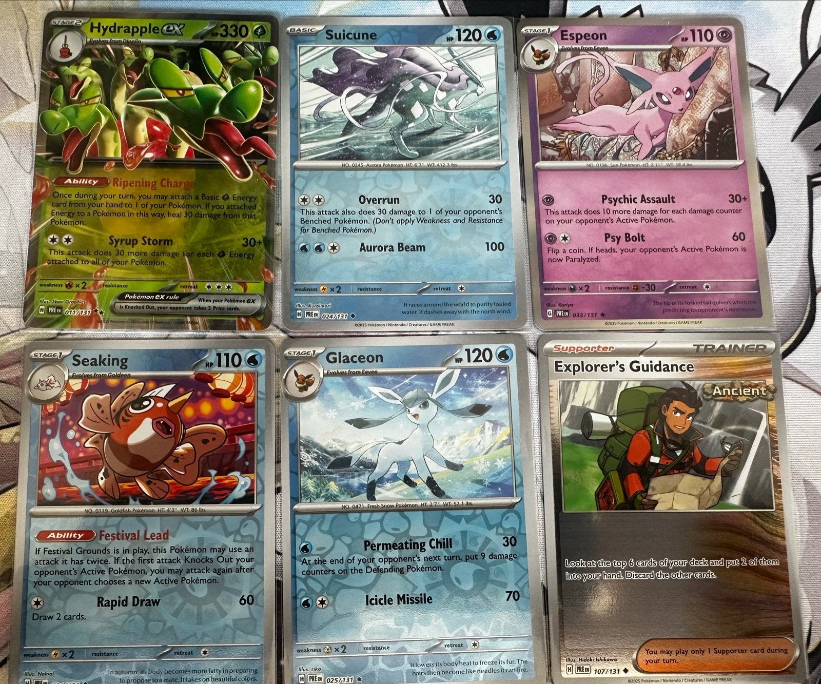 Prismatic Evolution Pokémon Kaarten Collectie + Tin, Ophalen of Verzenden, Zo goed als nieuw, Meerdere kaarten
