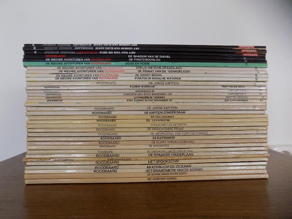 Roodbaard ~ Complete serie 1 t/m 34 + Hellevuur, Boeken, Stripboeken, Complete serie of reeks, Ophalen of Verzenden, Gelezen