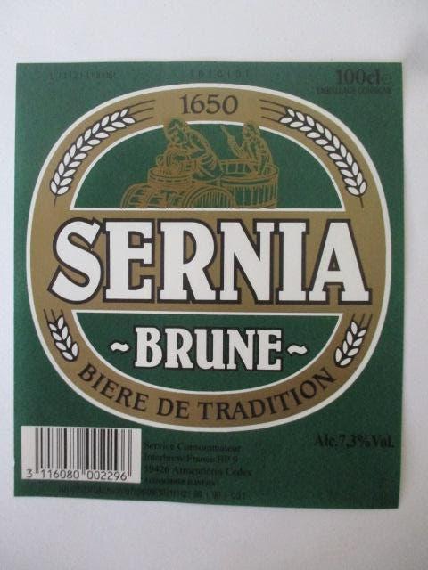 bieretiket Belgie 25-4 (4L) piedboeuf, Verzamelen, Biermerken, Ophalen of Verzenden, Gebruikt, Overige typen, Overige merken