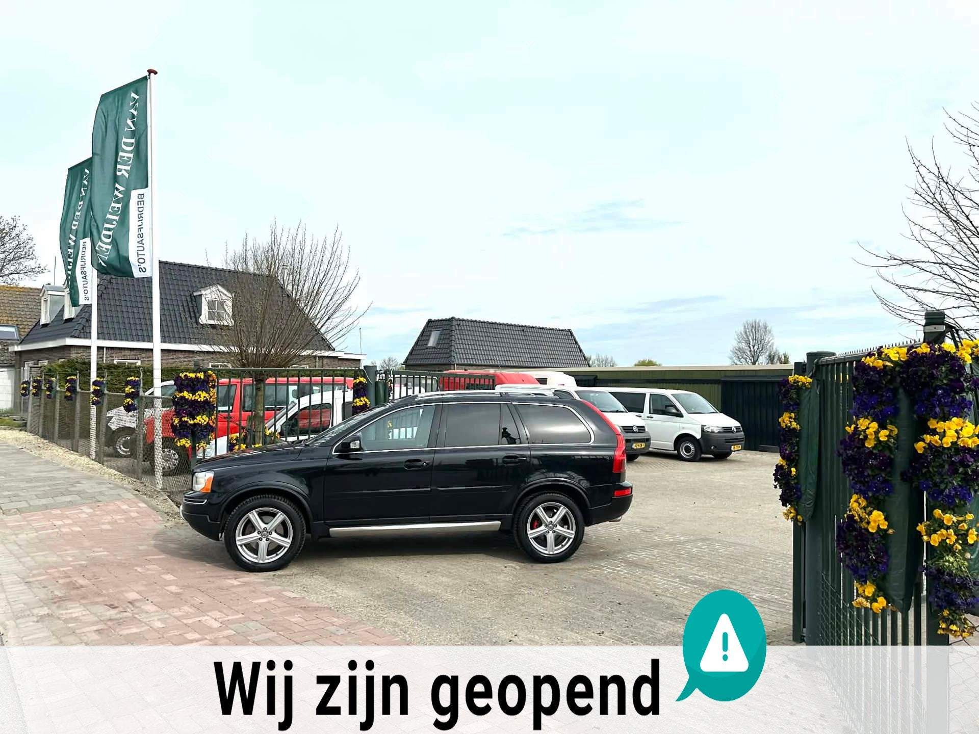 Volvo XC90 2.4 D5 Momentum 7 PERSOONS Youngtimer, Gebruikt, Zwart, 7 stoelen, Zwart