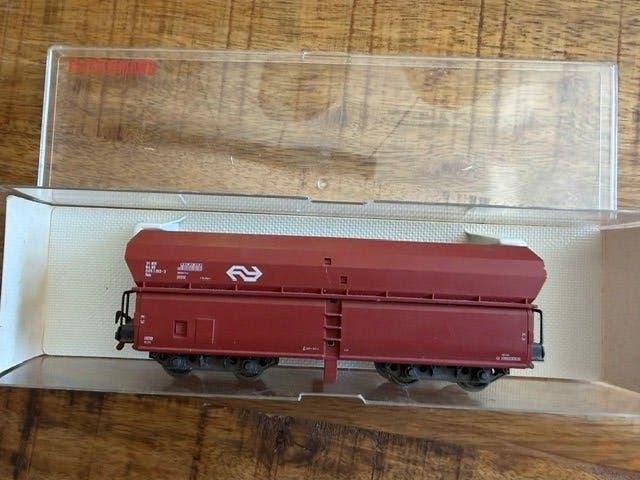 Fleischmann H0 Erz wagon NS met kleppen, Gebruikt, Gelijkstroom, Fleischmann, Wagon