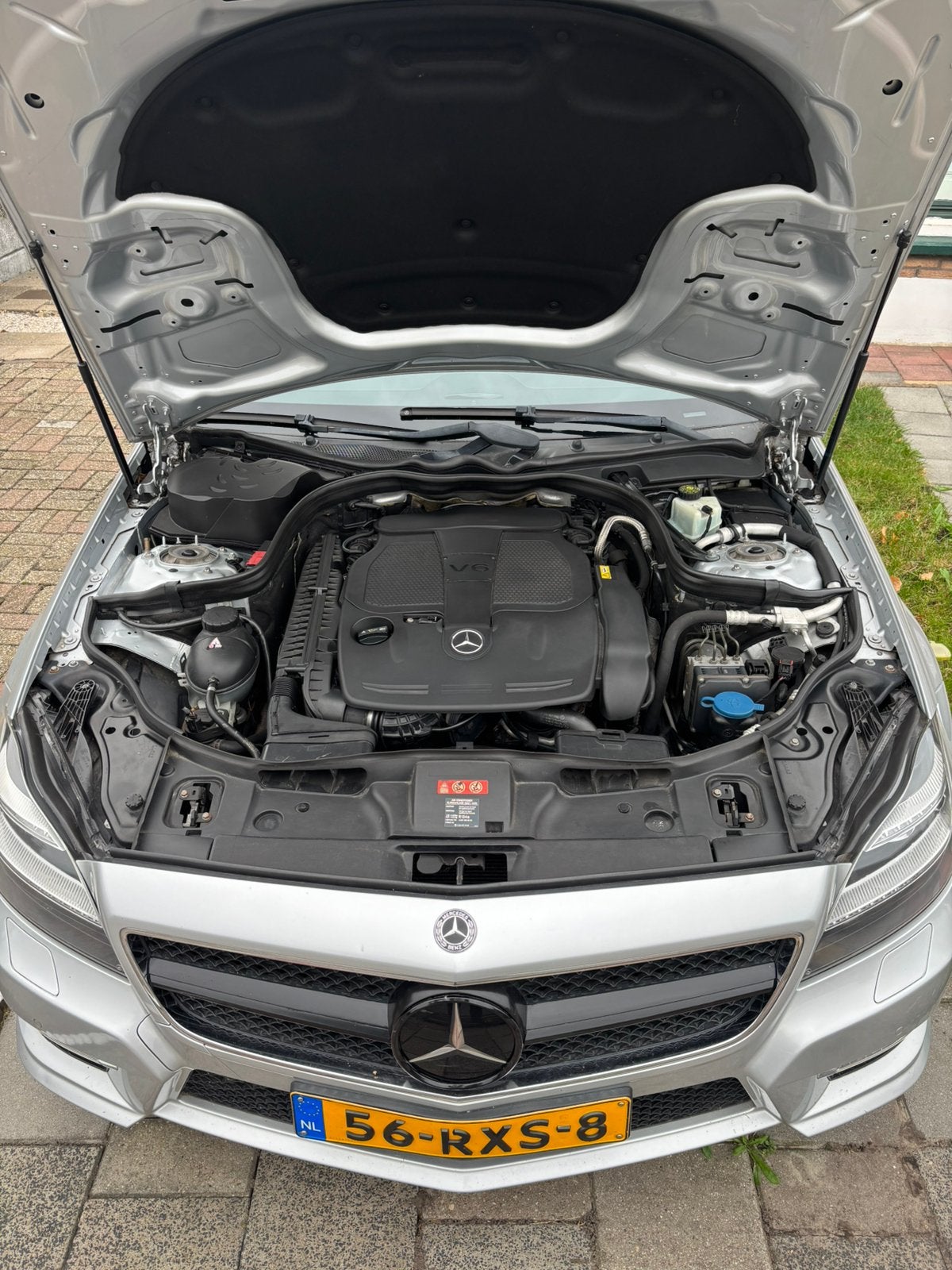 Mercedes-Benz CLS 3.5 Cls350 Blue Eff. AUT 2011 Grijs, Auto's, Mercedes-Benz, Automaat, Achterwielaandrijving, Zwart, 4 stoelen