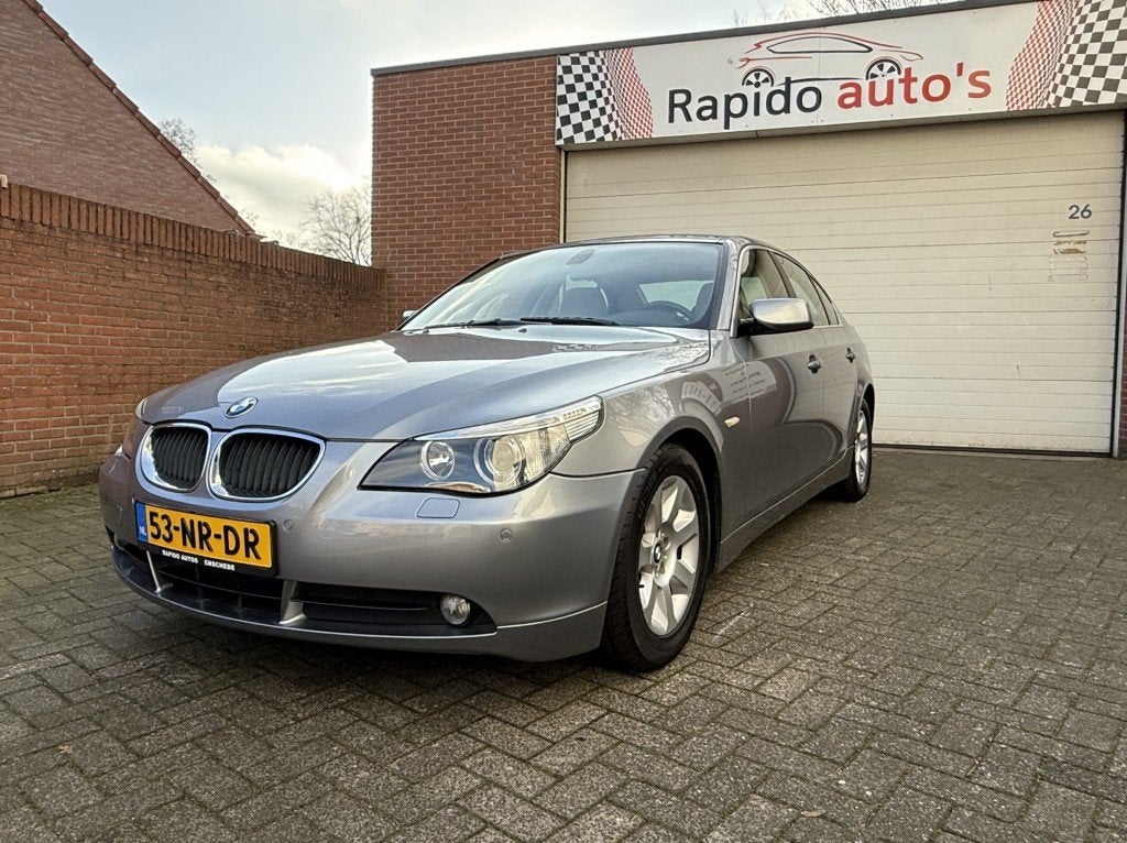 Bmw 5-SERIE 520I EXECUTIVE 1e eig 6 cilinder  Automaat, Gebruikt, Bedrijf, 170 pk, Sedan
