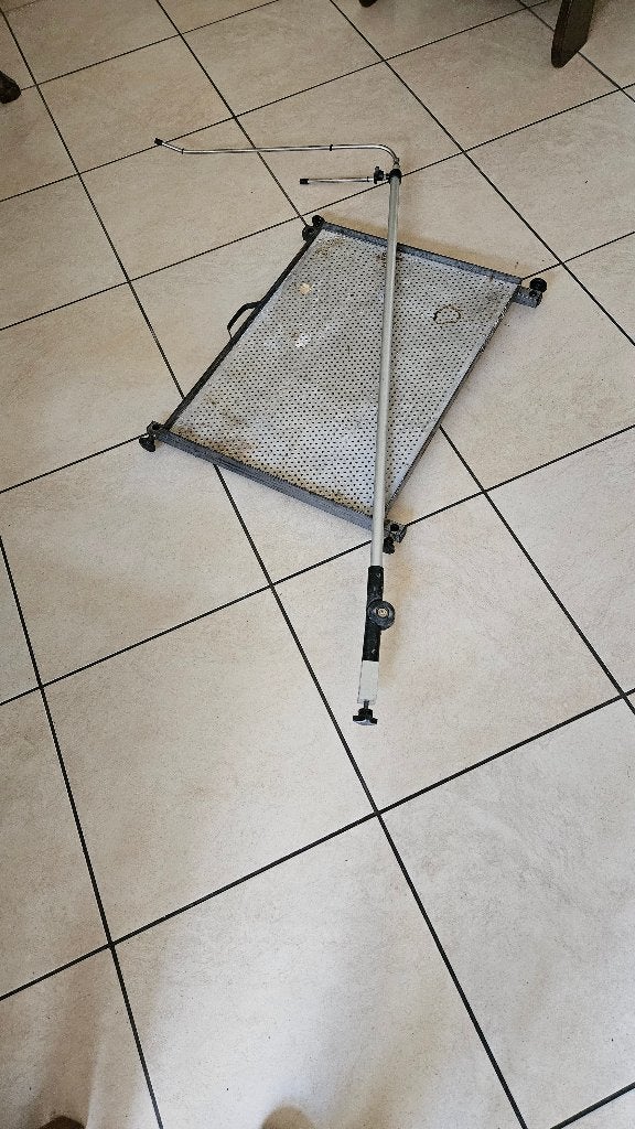 Visplateau  + Hengelsteun, Ophalen, Gebruikt