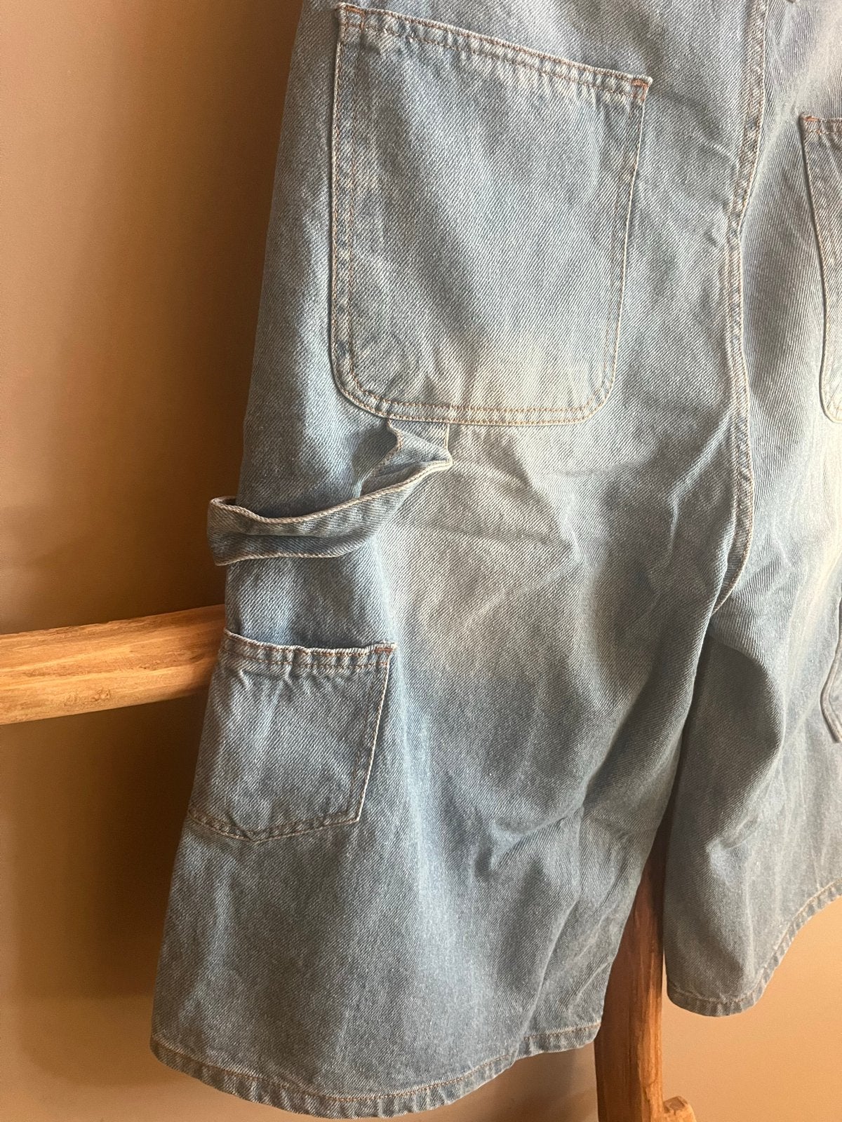 Carhartt Relaxed Fit Denim Shorts W34, Kleding | Heren, Ophalen of Verzenden, Zo goed als nieuw, Blauw, W33 - W34 (confectie 48/50)