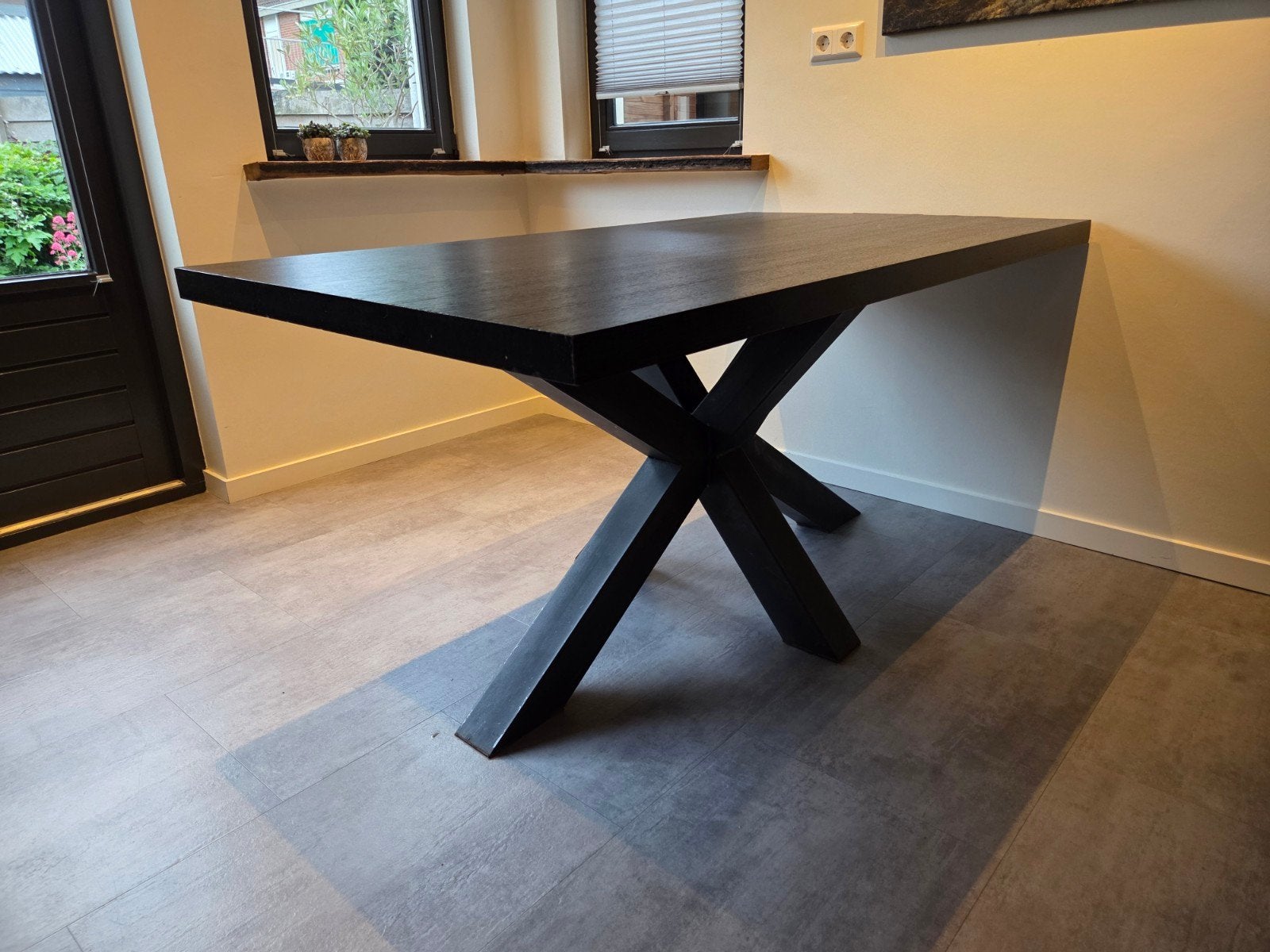 Eettafel Richmond Oakura 165x95cm, Ophalen, 50 tot 100 cm, Vijf personen of meer, 150 tot 200 cm