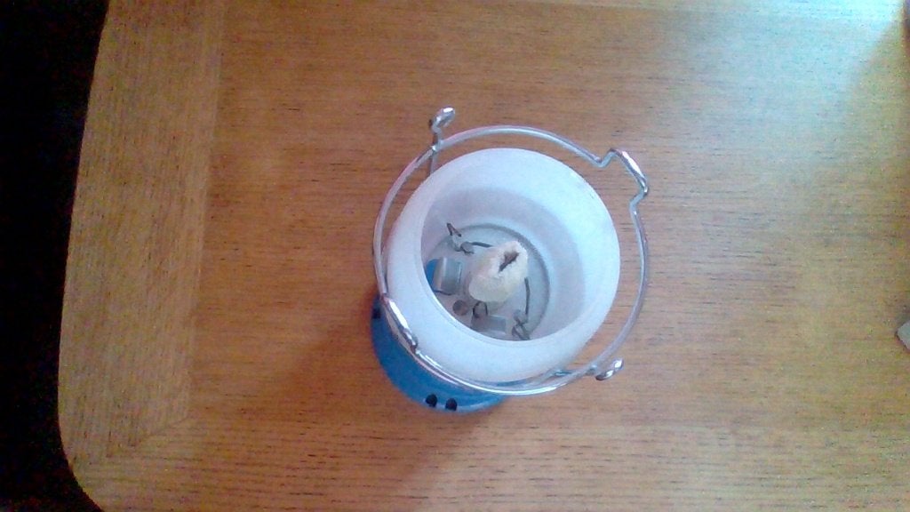 Campingaz lamp met busje, Ophalen, Zo goed als nieuw