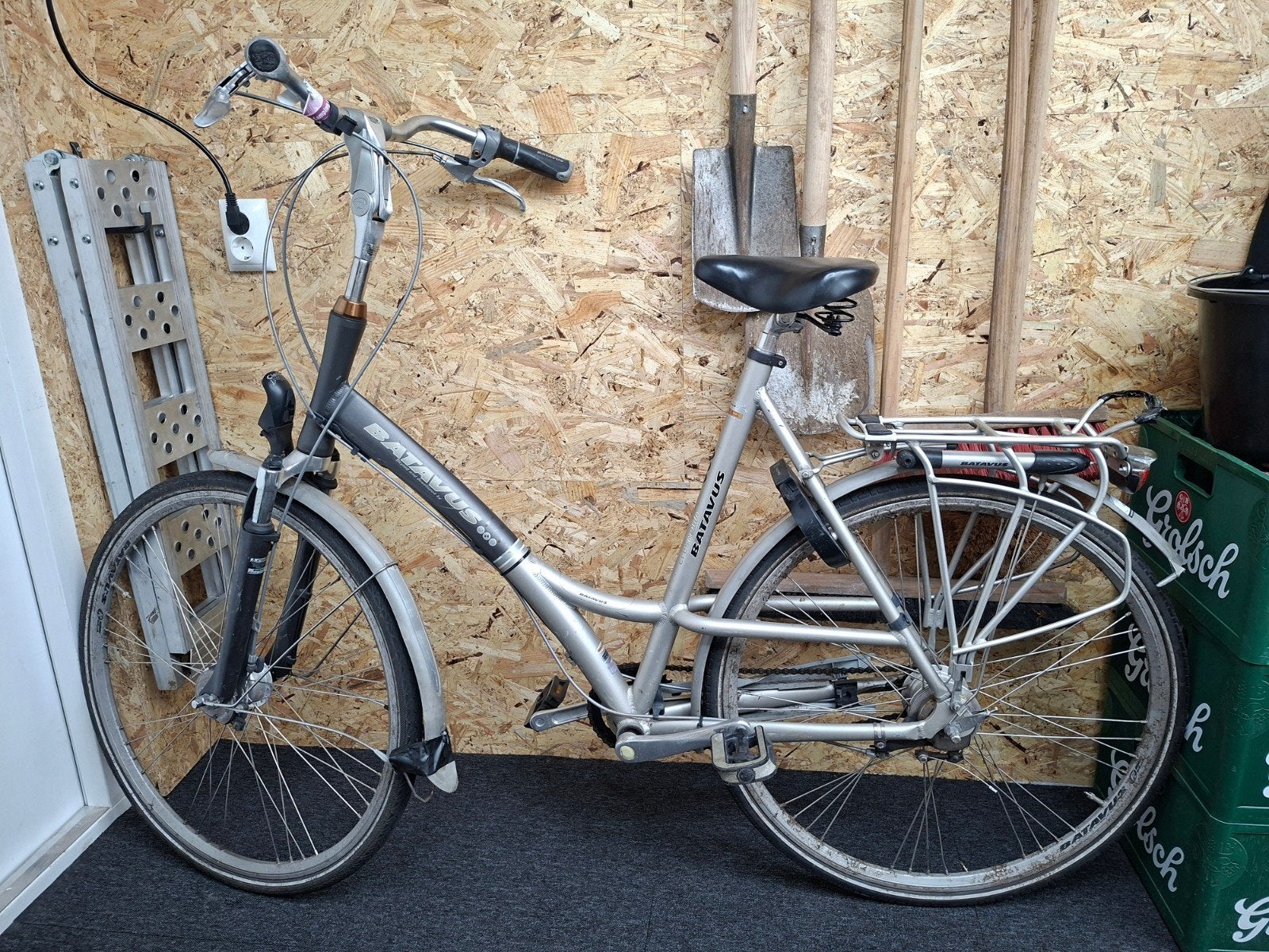 Batavus Kroegfiets, Fietsen en Brommers, Ophalen, Gebruikt, Velgrem, Versnellingen