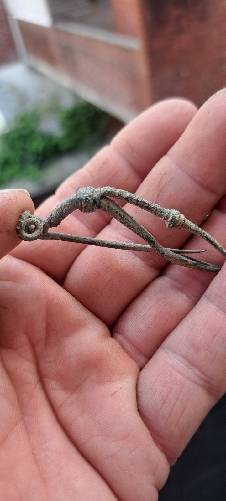 (2)Keltische la tene fibula Bodemvondst, Ophalen of Verzenden