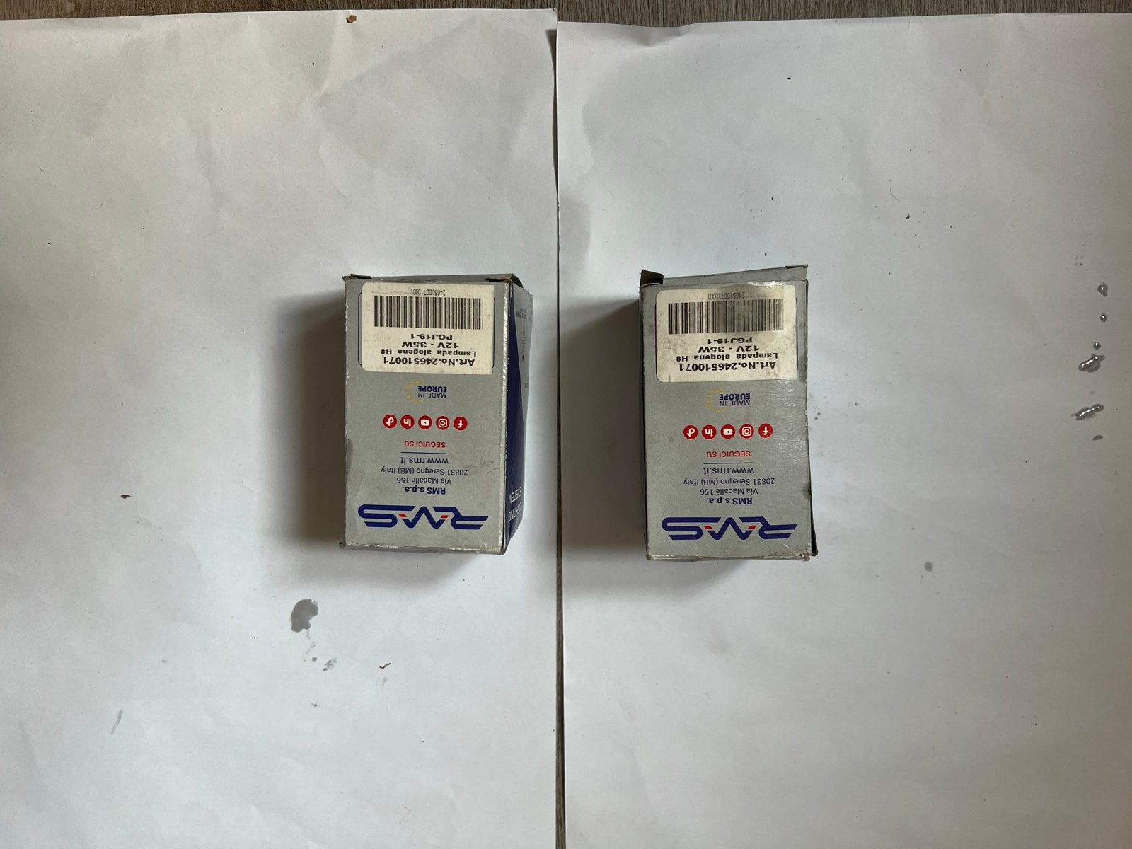 2x H8 Halogeen Lamp 12V 35W - Nieuw in doos, Ophalen of Verzenden, Nieuw, Universele onderdelen