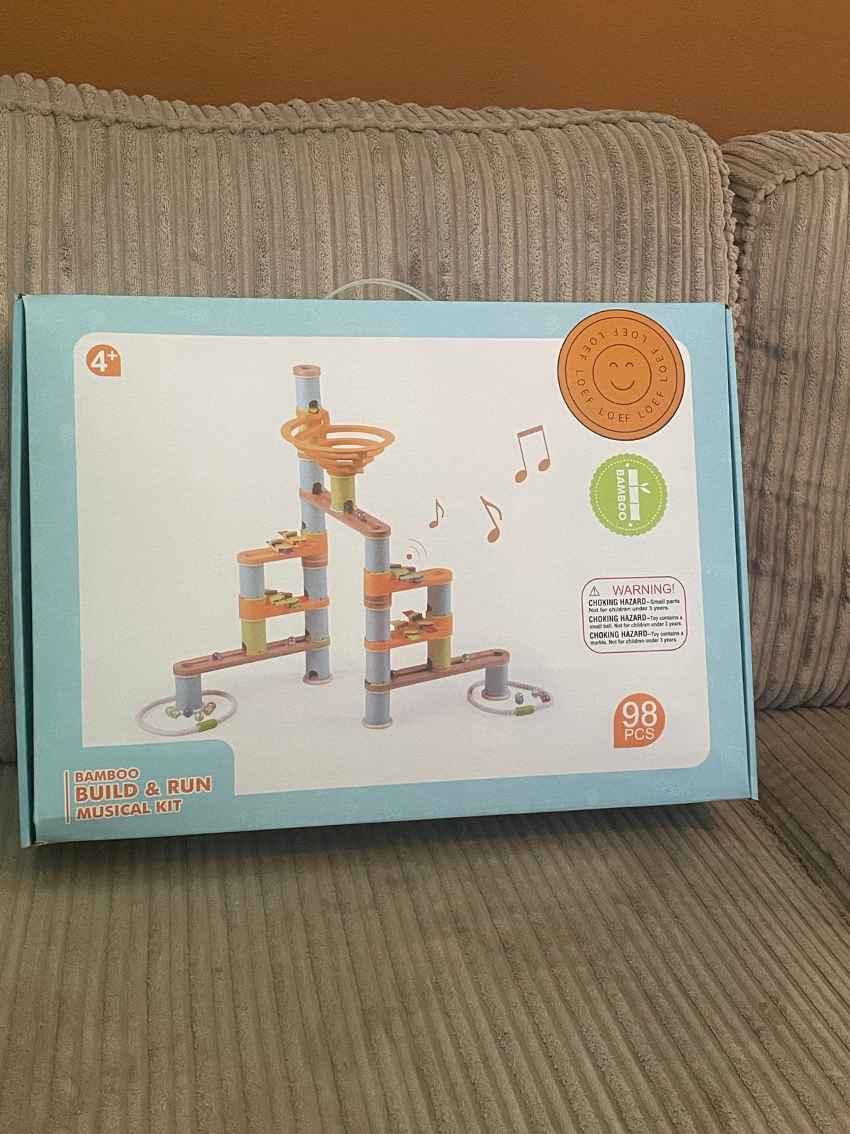 Bamboo Build & Run Musical Kit knikkerbaan (98 stuks), Ophalen of Verzenden, Nieuw, Overige merken