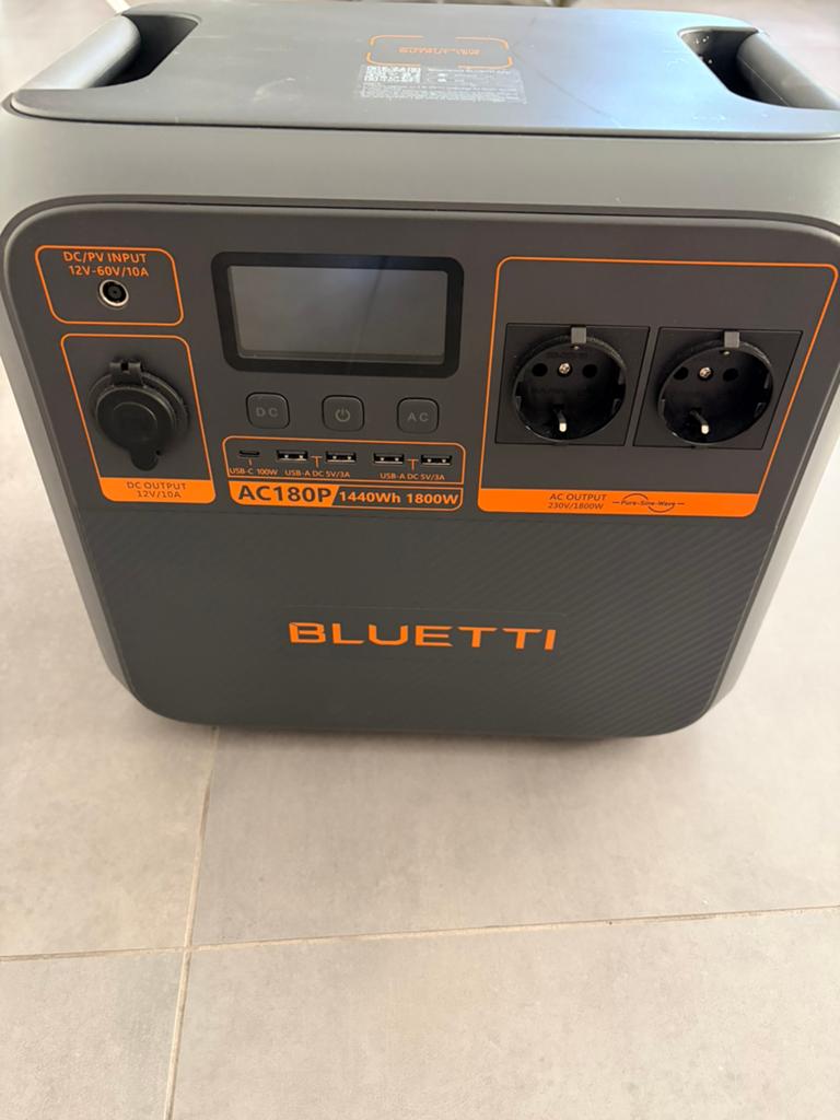 Bluetti AC180P + Anker 100W Solar Panel Nieuwstaat, Ophalen, Nieuw