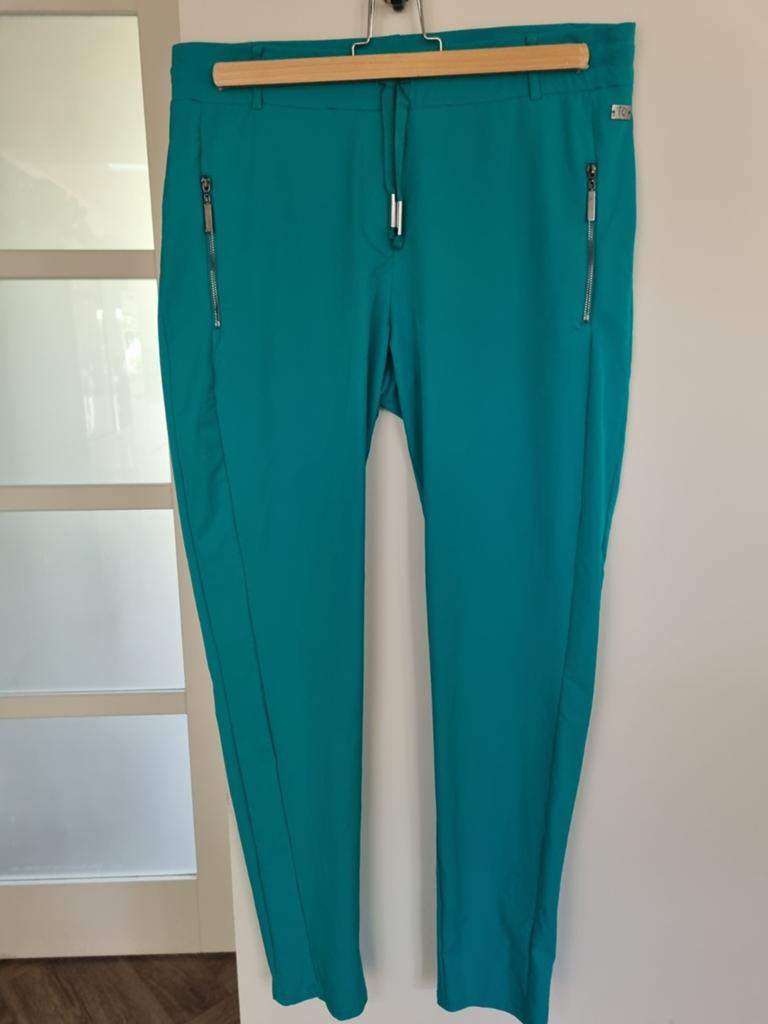 turquoise travelbroek Xl 44, Maat 42/44 (L), Ophalen of Verzenden, Zo goed als nieuw, Lang