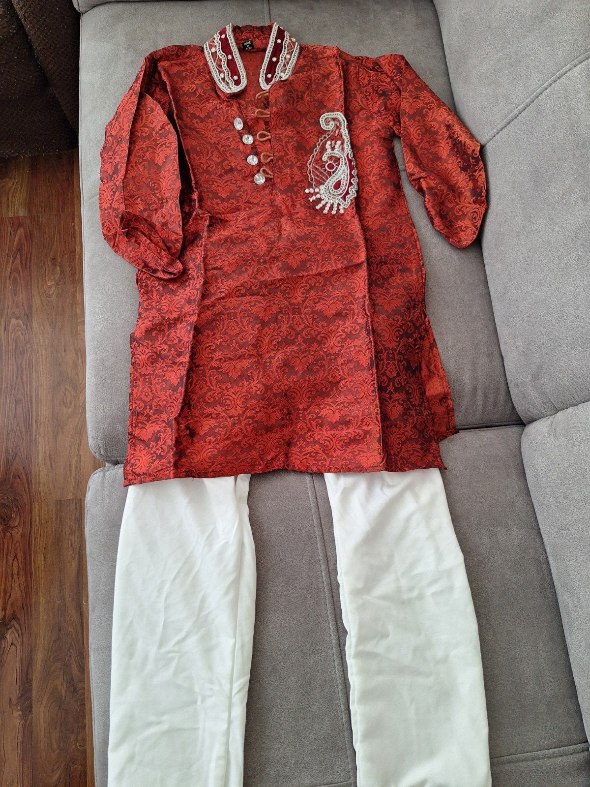 Traditionele Indiase kleding set voor jongen (6 jaar), Ophalen, Gebruikt, Onbekend, Jongen