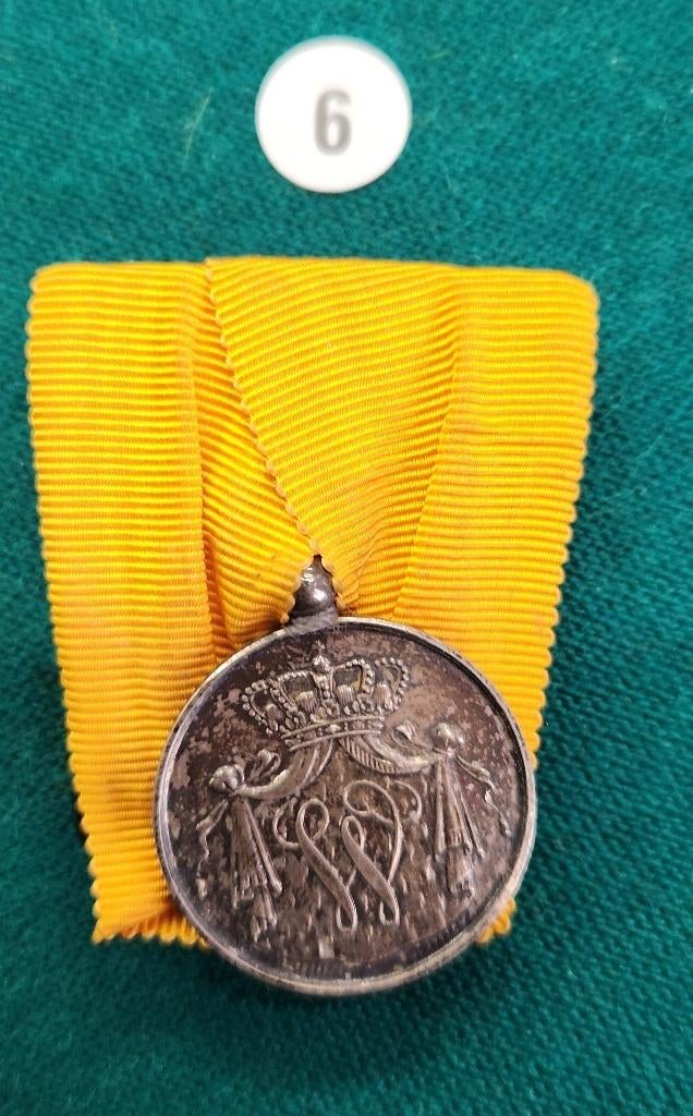 Medaille T D brons  Wilhelmina KM  6, Ophalen of Verzenden, Marine, Nederland, Lintje, Medaille of Wings
