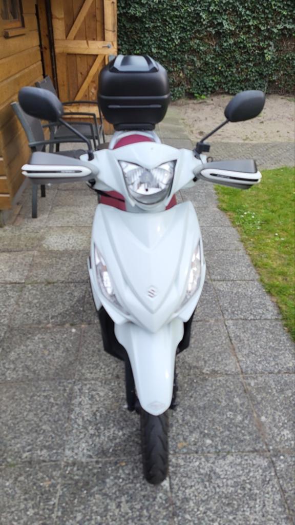 Suzuki UK110 Address 2018 - Goed Onderhouden Scooter, 113 cc, Maximaal 45 km/u, Zo goed als nieuw, 1 versnellingen