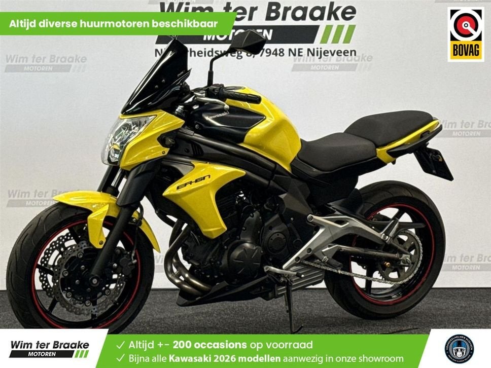 Kawasaki ER 6N ABS (bj 2013) 22,781 km, Motoren, Motoren | Kawasaki, 2 cilinders, 649 cc, Bedrijf, Onbekend