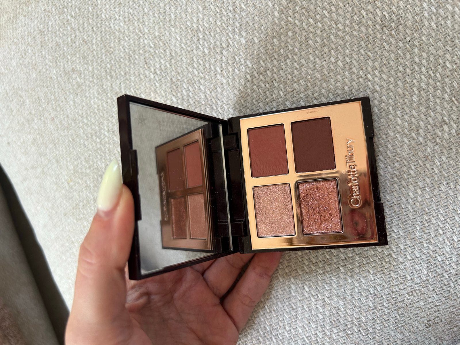 Charlotte Tilbury Oogschaduw - Pillow Talk Dreams, Ogen, Ophalen of Verzenden, Zo goed als nieuw, Make-up