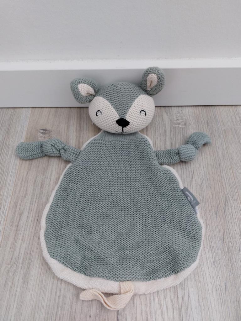 Knuffel knuffeldoekje jollein hert groen speen K8855, Ophalen of Verzenden, Zo goed als nieuw