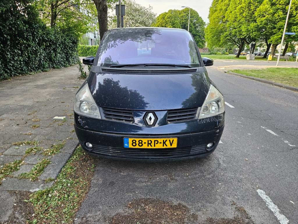 Renault Grand Espace 3.5 Expr AUT 2005 Blauw, Auto's, Renault, Particulier, Grand Espace, Airbags, Airconditioning, Alarm, Automatische klimaatregeling