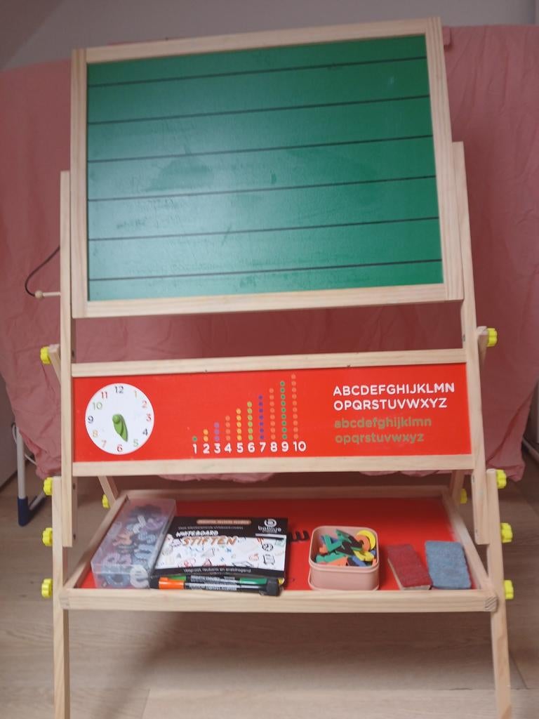 Kinderschoolbord, Ophalen, Gebruikt, Krijtbord