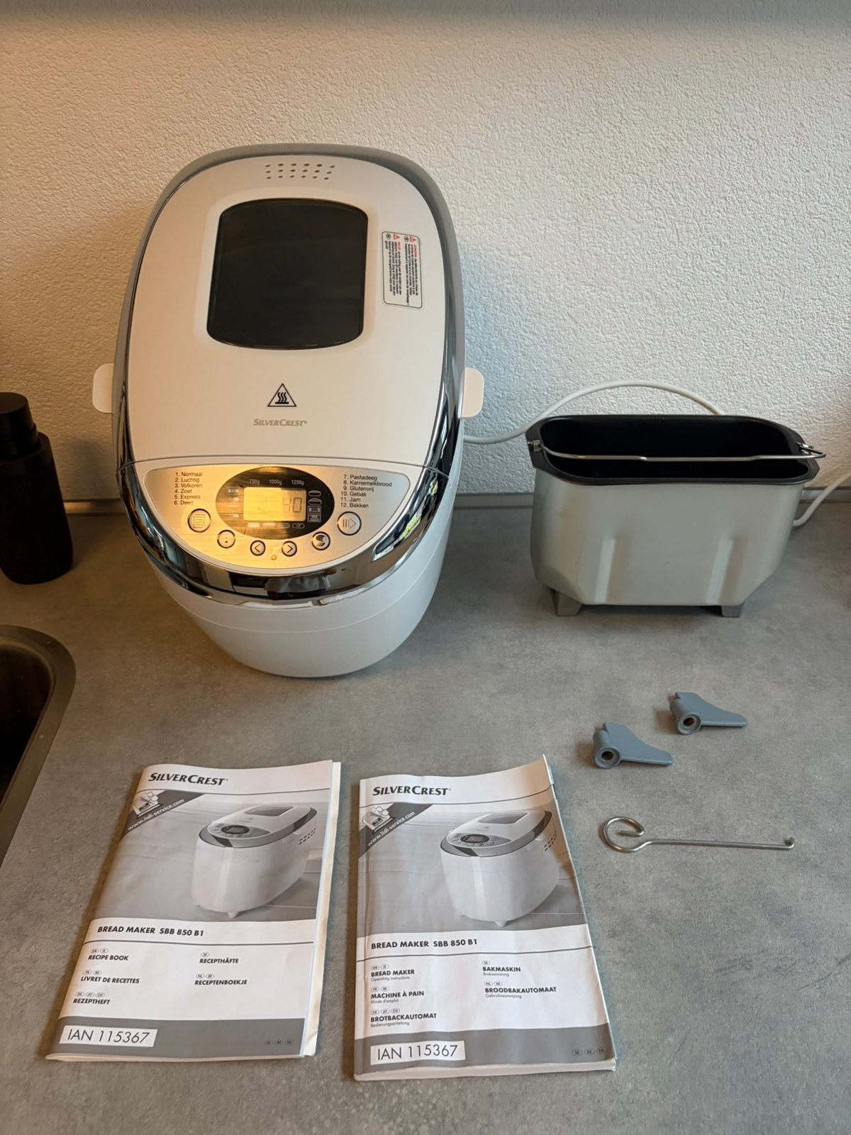 SilverCrest broodbakmachine, Ophalen of Verzenden, Met timer, Kijkvenster