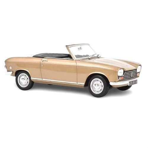 Peugeot 204 Cabriolet 1967 Metallic Beige Schaal 1/18 Norev, Auto, Norev, Ophalen of Verzenden, Norev