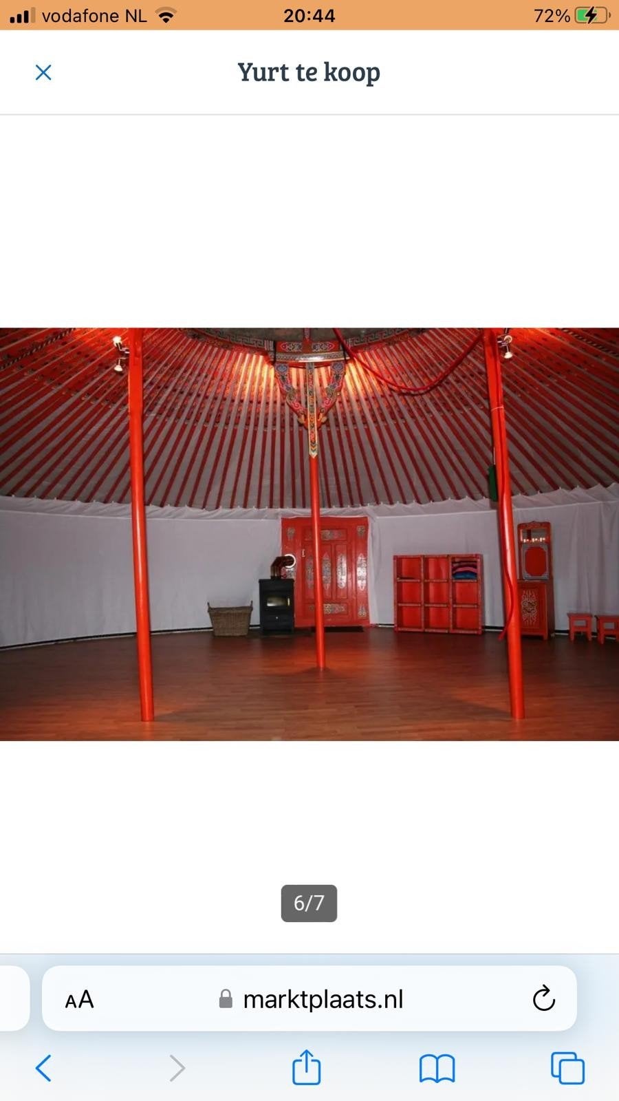Mooie Grote Yurt 9mtr, Caravans en Kamperen, Ophalen