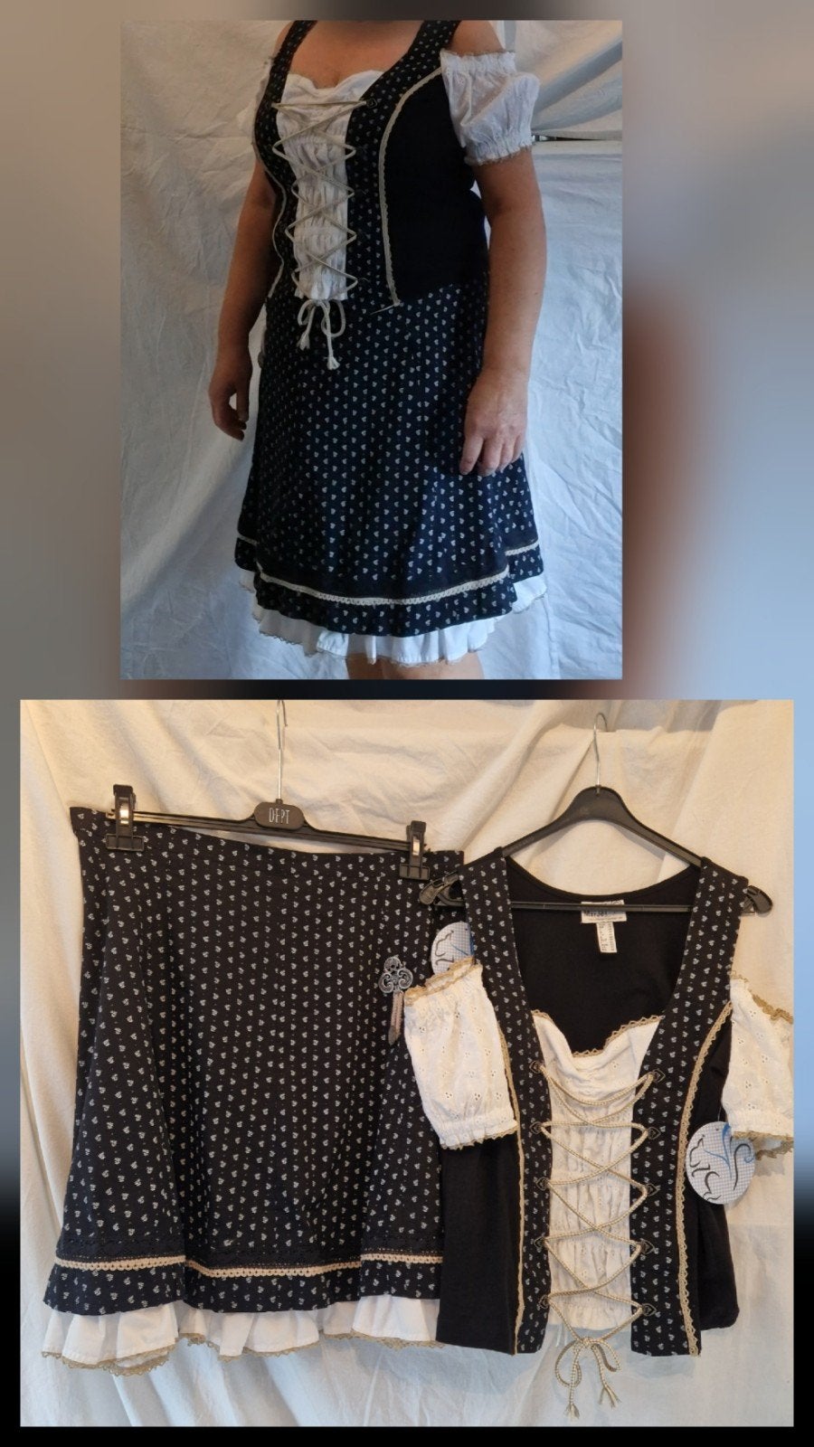 Oktoberfest Dirndl Jurk - Nieuw & Ongedragen - Maat 42, Kleding | Dames, Maat 42/44 (L), Nieuw, Ophalen of Verzenden, Overige thema's
