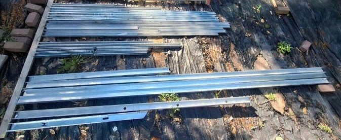 Metalen profielen / Metal stud 45mm, 50mm en 75mm, Ophalen, Gebruikt, IJzer