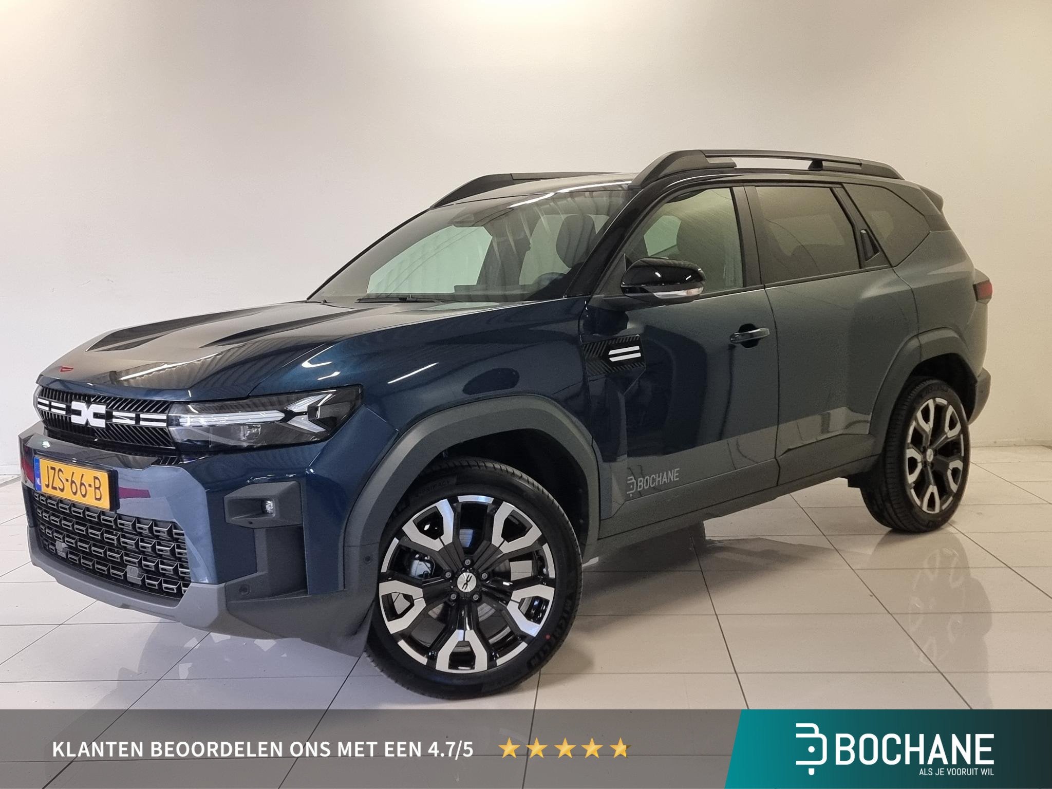 Dacia Bigster 1.8 Hybrid 155 Limited Edition | Demo | Panora, Stof, Met garantie (alle), Blauw, Origineel Nederlands