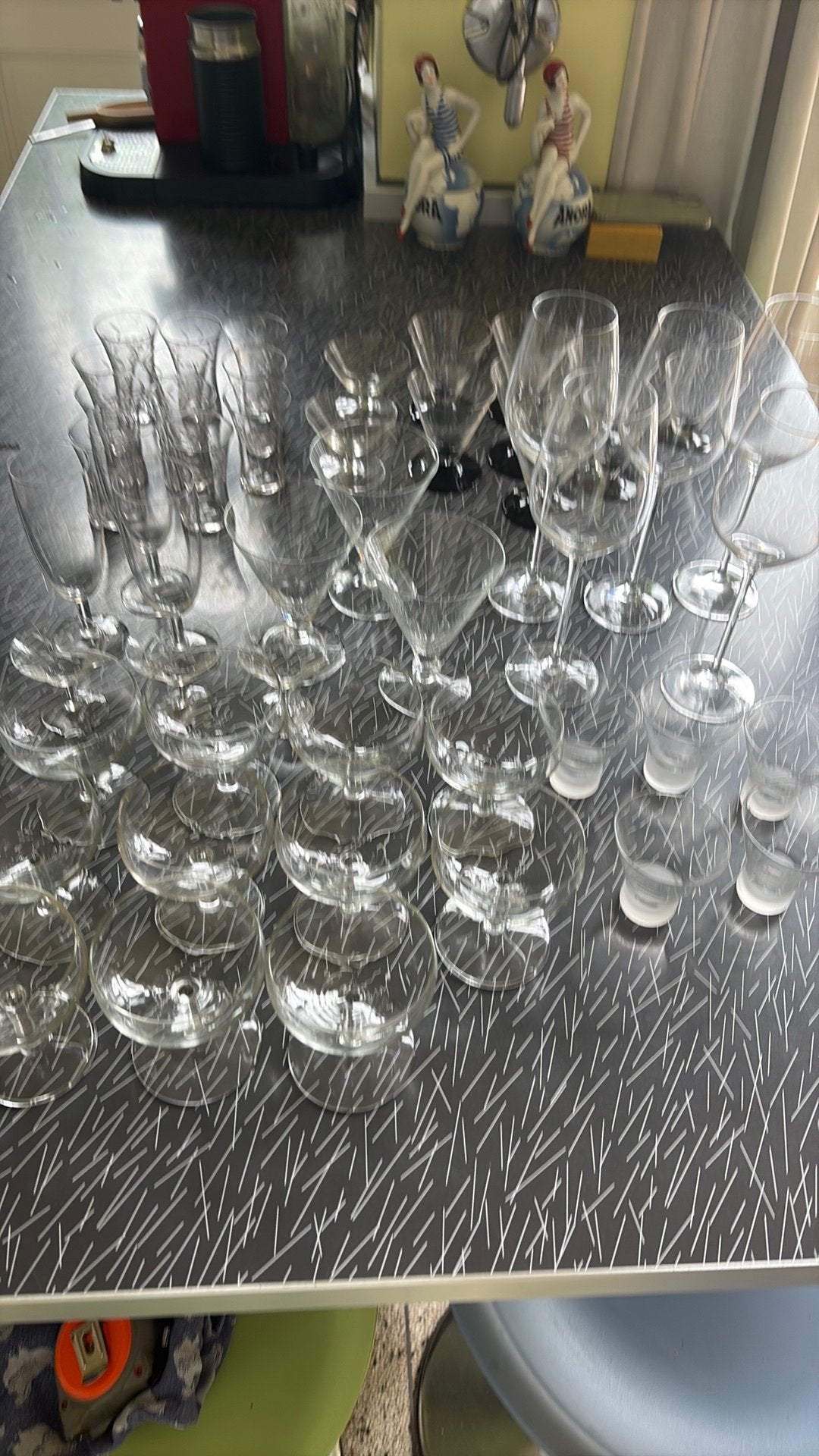 Partij diverse glazen(ong 50 stuks), Antiek en Kunst, Antiek | Glas en Kristal, Ophalen