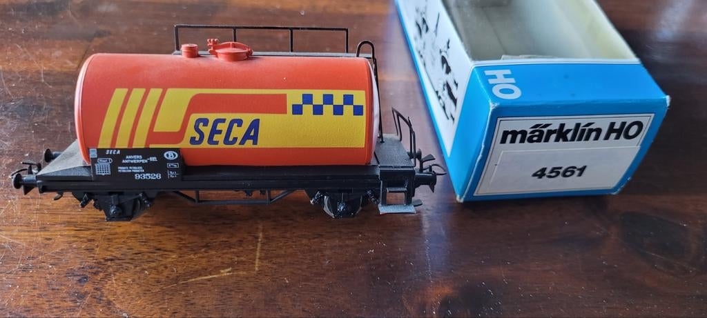 Marklin 4561 belgie Seca ketelwagen, Wisselstroom, Ophalen of Verzenden, Märklin, Nieuw