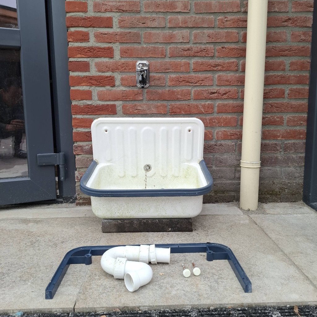 Uitstortgootsteen, Doe-het-zelf en Verbouw, Ophalen, Gebruikt, Wastafel