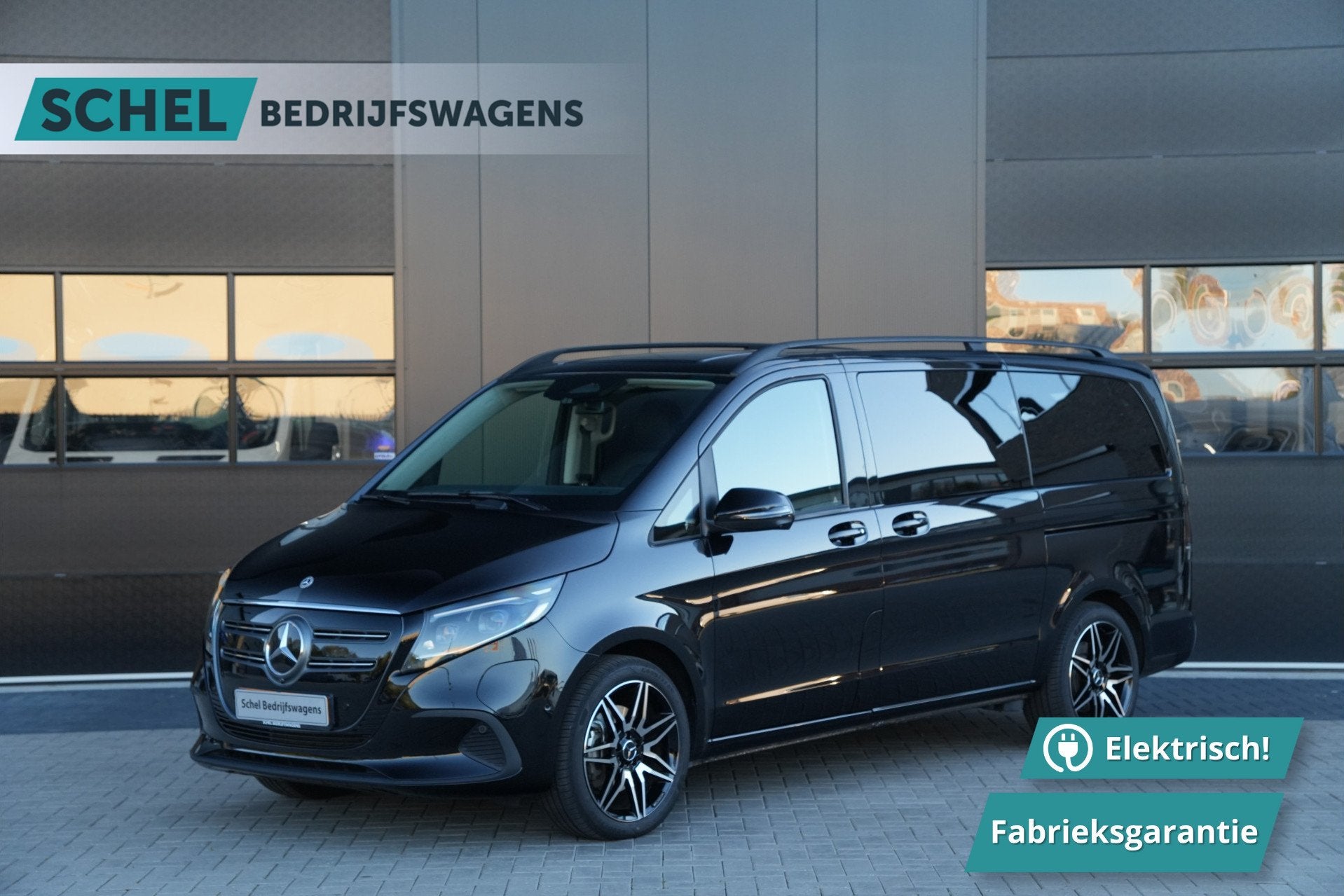 Mercedes-Benz EQV 300 L2 90kWh 204pk - 2x Schuif - Stoel/Stu, Auto's, Zwart, 2467 kg, Te koop, BTW verrekenbaar