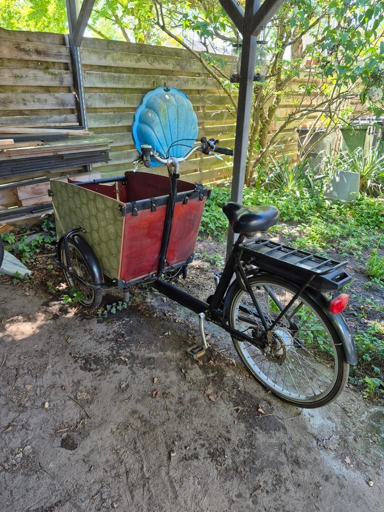 Babboe bakfiets met elektrische ondersteuning, Gebruikt, Elektrisch, 2 kinderen, Ophalen